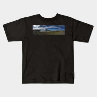 Icelandic Glacial Pond in Panoramic Kids T-Shirt